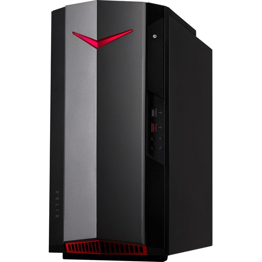 Ordinateur de bureau de jeu Acer Nitro N50-640 - Intel Core i7 12e génération i7-12700F Dodeca-core (12 cœurs) 2,10 GHz - 16 Go de RAM DDR4 SDRAM - 1 To de SSD PCI Express DG.E2VAA.009