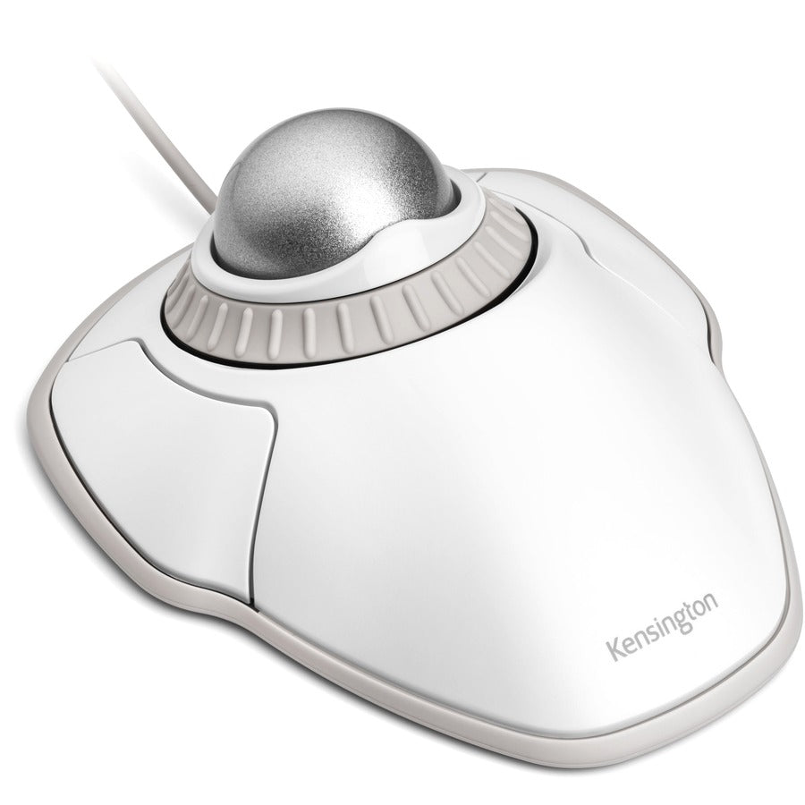 Trackball Kensington Orbit avec bague de défilement - Blanc K72500WW