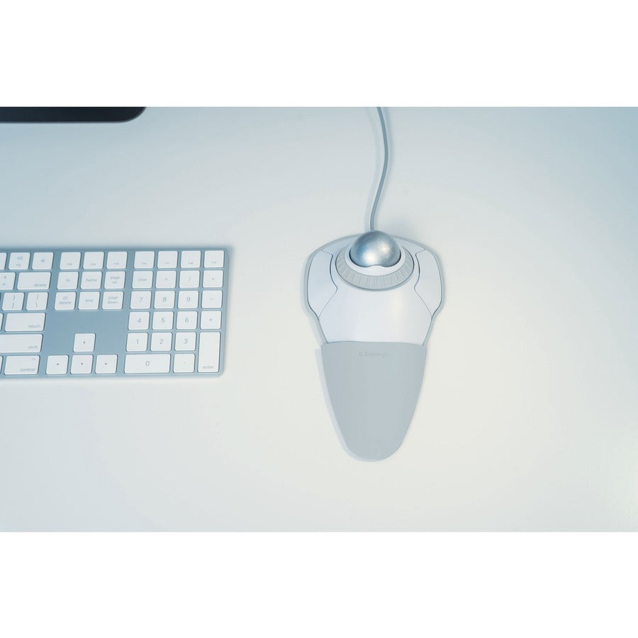 Trackball Kensington Orbit avec bague de défilement - Blanc K72500WW