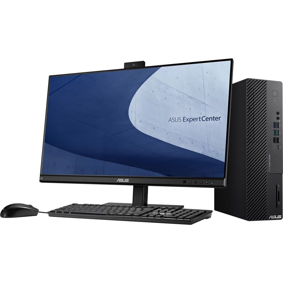 Asus ExpertCenter D700SD-Q73SRP Desktop Computer - Intel Core i7 12th Gen i7-12700 Dodeca-core (12 Core) 2.10 GHz - 16 GB RAM DDR4 SDRAM - 1 TB M.2 PCI Express NVMe 3.0 SSD - Small Form Factor - Black D700SD-Q73SRP