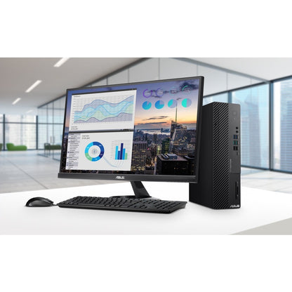 Asus ExpertCenter D700SD-Q73SRP Desktop Computer - Intel Core i7 12th Gen i7-12700 Dodeca-core (12 Core) 2.10 GHz - 16 GB RAM DDR4 SDRAM - 1 TB M.2 PCI Express NVMe 3.0 SSD - Small Form Factor - Black D700SD-Q73SRP