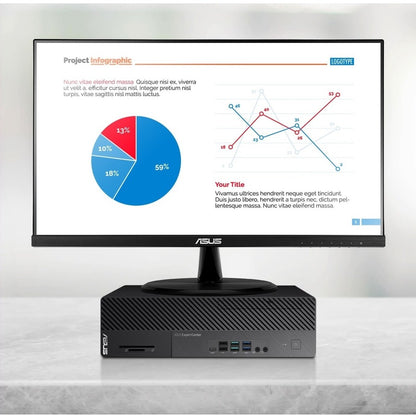 Asus ExpertCenter D700SD-Q73SRP Desktop Computer - Intel Core i7 12th Gen i7-12700 Dodeca-core (12 Core) 2.10 GHz - 16 GB RAM DDR4 SDRAM - 1 TB M.2 PCI Express NVMe 3.0 SSD - Small Form Factor - Black D700SD-Q73SRP