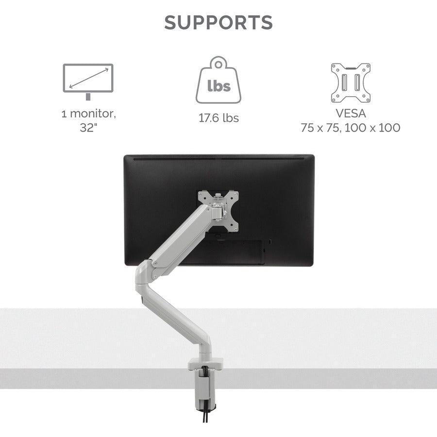 Fellowes Platinum Mounting Arm for Monitor - Silver 8056401