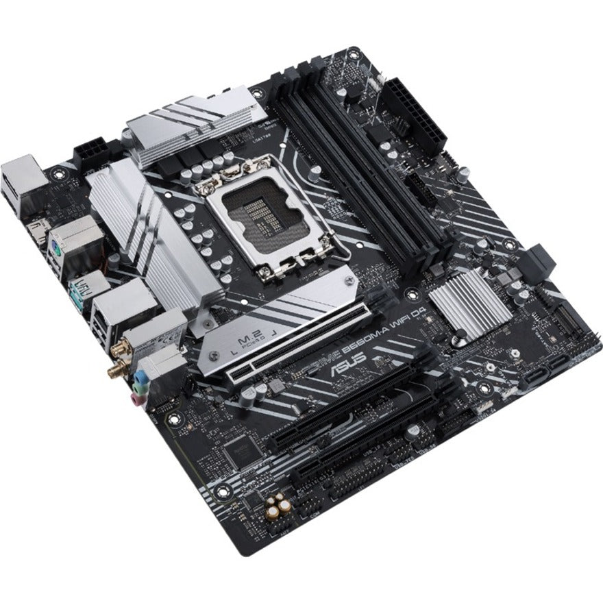 Carte mère de bureau Asus Prime B660M-A WIFI D4 - Chipset Intel B660 - Socket LGA-1700 - Mémoire Intel Optane compatible - Micro ATX PRIMEB660M-AWIFID4