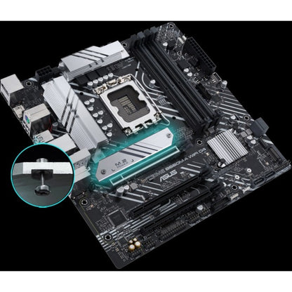 Carte mère de bureau Asus Prime B660M-A WIFI D4 - Chipset Intel B660 - Socket LGA-1700 - Mémoire Intel Optane compatible - Micro ATX PRIMEB660M-AWIFID4