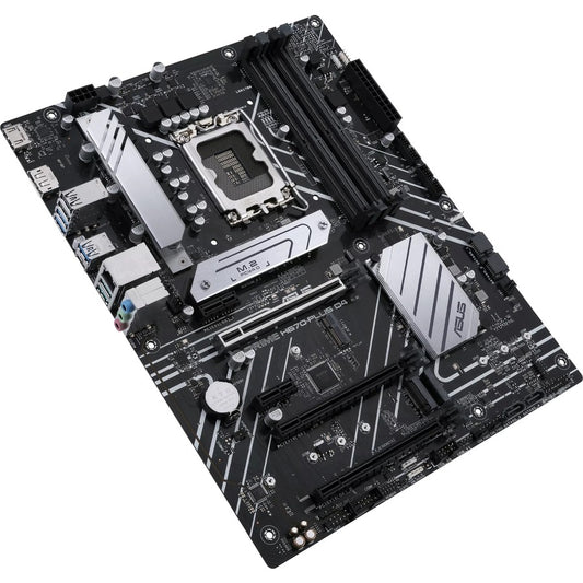 Carte mère de bureau Asus Prime H670-PLUS D4 - Chipset Intel H670 - Socket LGA-1700 - Mémoire Intel Optane compatible - ATX PRIME H670-PLUS D4