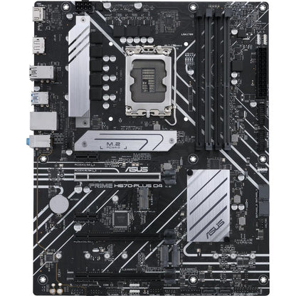 Carte mère de bureau Asus Prime H670-PLUS D4 - Chipset Intel H670 - Socket LGA-1700 - Mémoire Intel Optane compatible - ATX PRIME H670-PLUS D4