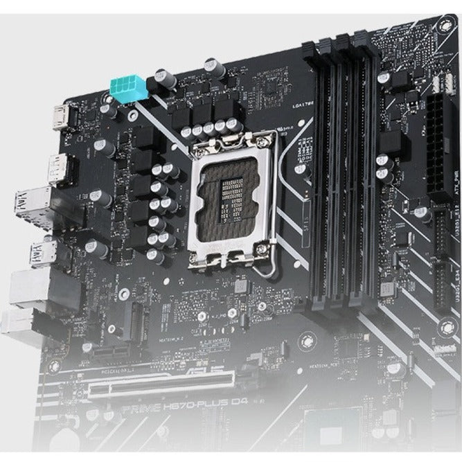 Carte mère de bureau Asus Prime H670-PLUS D4 - Chipset Intel H670 - Socket LGA-1700 - Mémoire Intel Optane compatible - ATX PRIME H670-PLUS D4