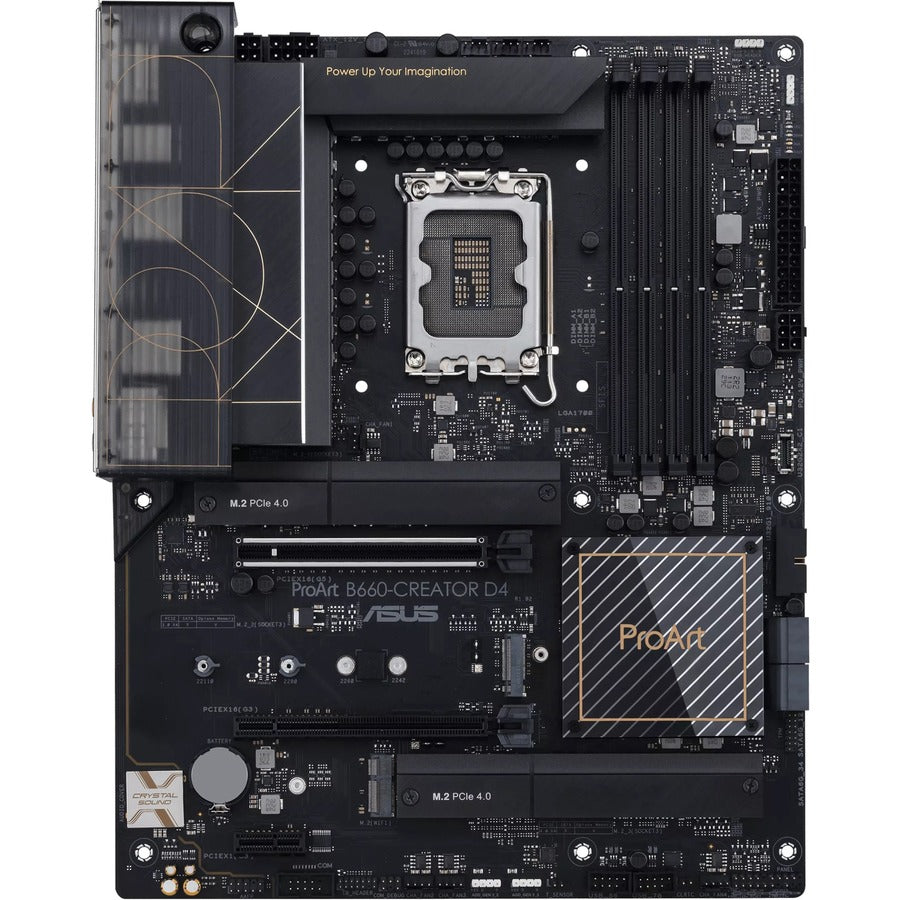 Carte mère de bureau Asus ProArt B660-CREATOR D4 - Chipset Intel B660 - Socket LGA-1700 - Mémoire Intel Optane compatible - ATX PROART B660-CREATOR D4