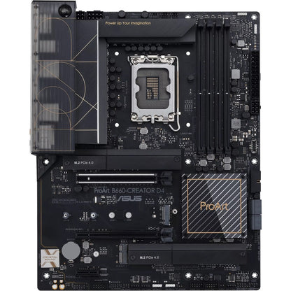 Carte mère de bureau Asus ProArt B660-CREATOR D4 - Chipset Intel B660 - Socket LGA-1700 - Mémoire Intel Optane compatible - ATX PROART B660-CREATOR D4