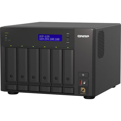 NVR hautes performances à 6 baies de QNAP pour PME, SOHO et particuliers QVP-63A-US