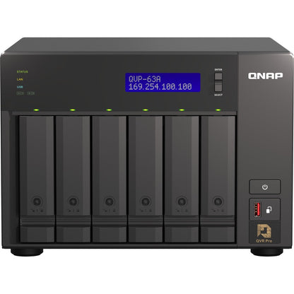 NVR hautes performances à 6 baies de QNAP pour PME, SOHO et particuliers QVP-63A-US