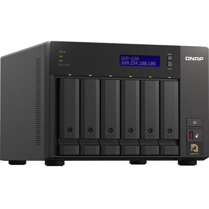 NVR hautes performances à 6 baies de QNAP pour PME, SOHO et particuliers QVP-63A-US