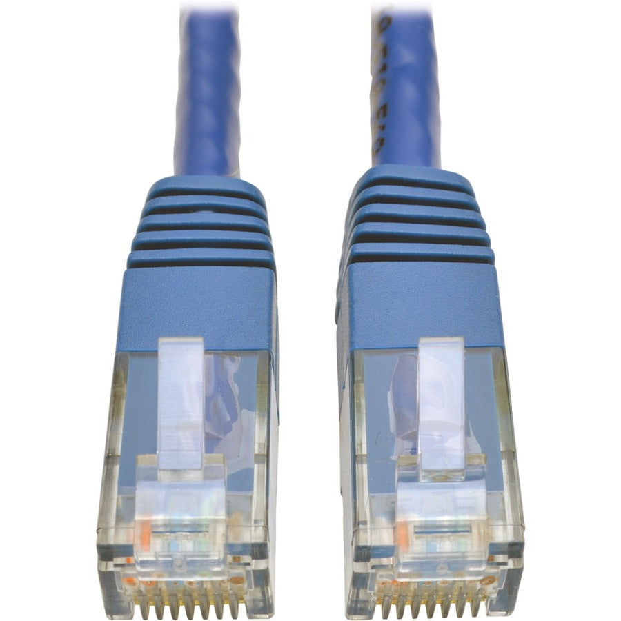 Câble de raccordement moulé Gigabit Cat6 Tripp Lite (RJ45 M/M), bleu, 6 pi N200-006-BL