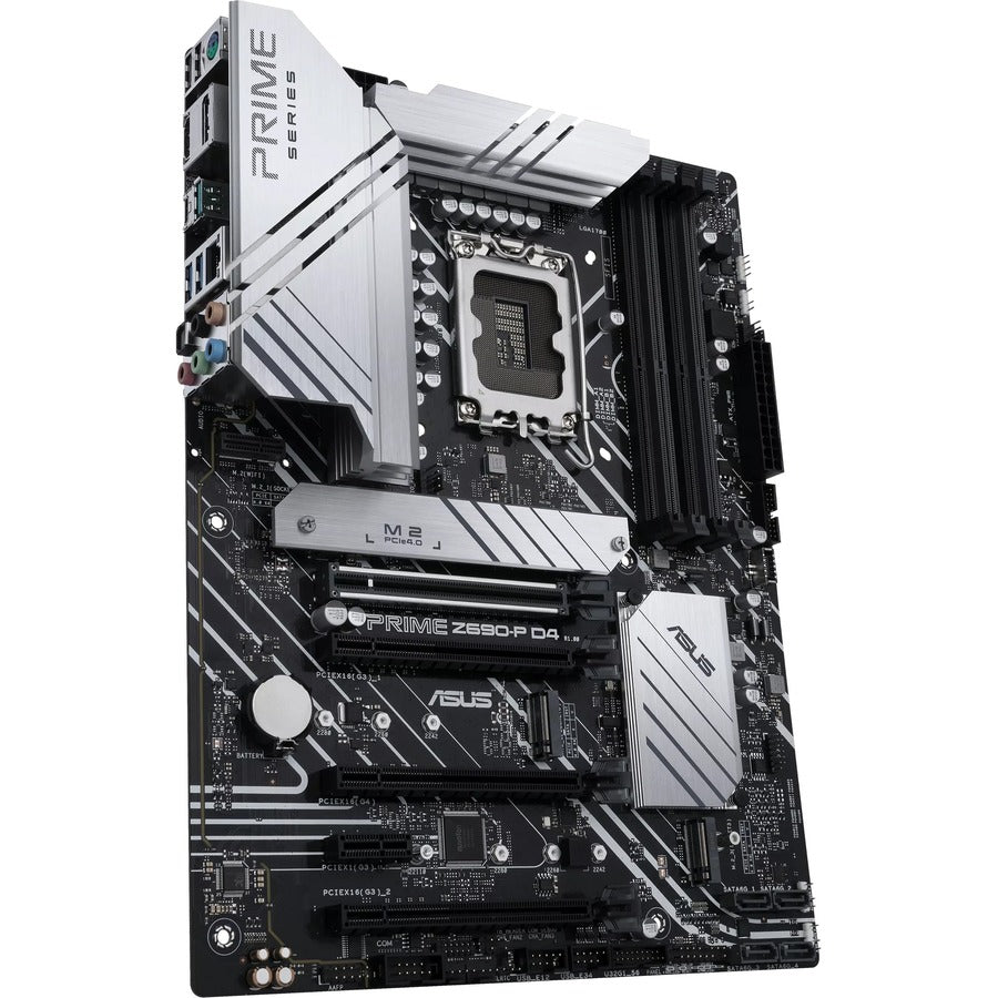 Carte mère de bureau Asus Prime Z690-P D4 - Chipset Intel Z690 - Socket LGA-1700 - Mémoire Intel Optane Ready - ATX PRIME Z690-P D4