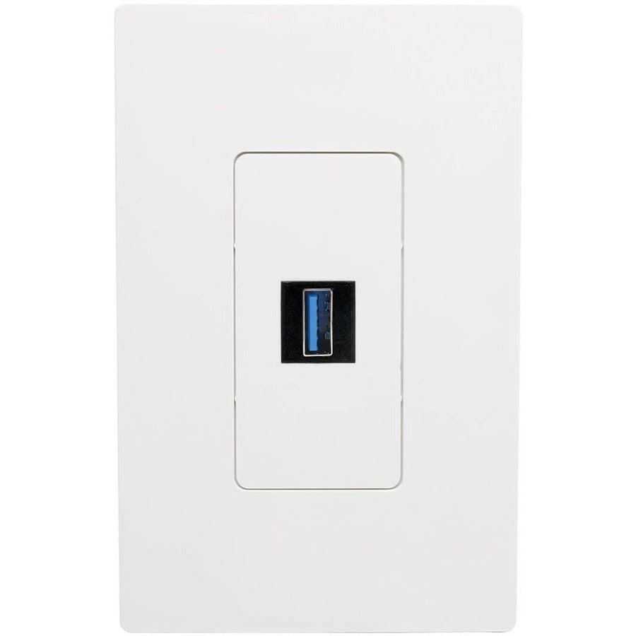 Coupleur de montage sur panneau/Keystone tout-en-un USB 3.0 Tripp Lite (F/F), noir U325-000-KP-BK