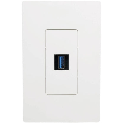 Coupleur de montage sur panneau/Keystone tout-en-un USB 3.0 Tripp Lite (F/F), noir U325-000-KP-BK