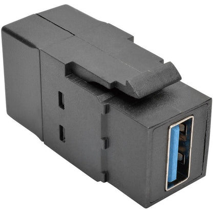 Coupleur de montage sur panneau/Keystone tout-en-un USB 3.0 Tripp Lite (F/F), noir U325-000-KP-BK
