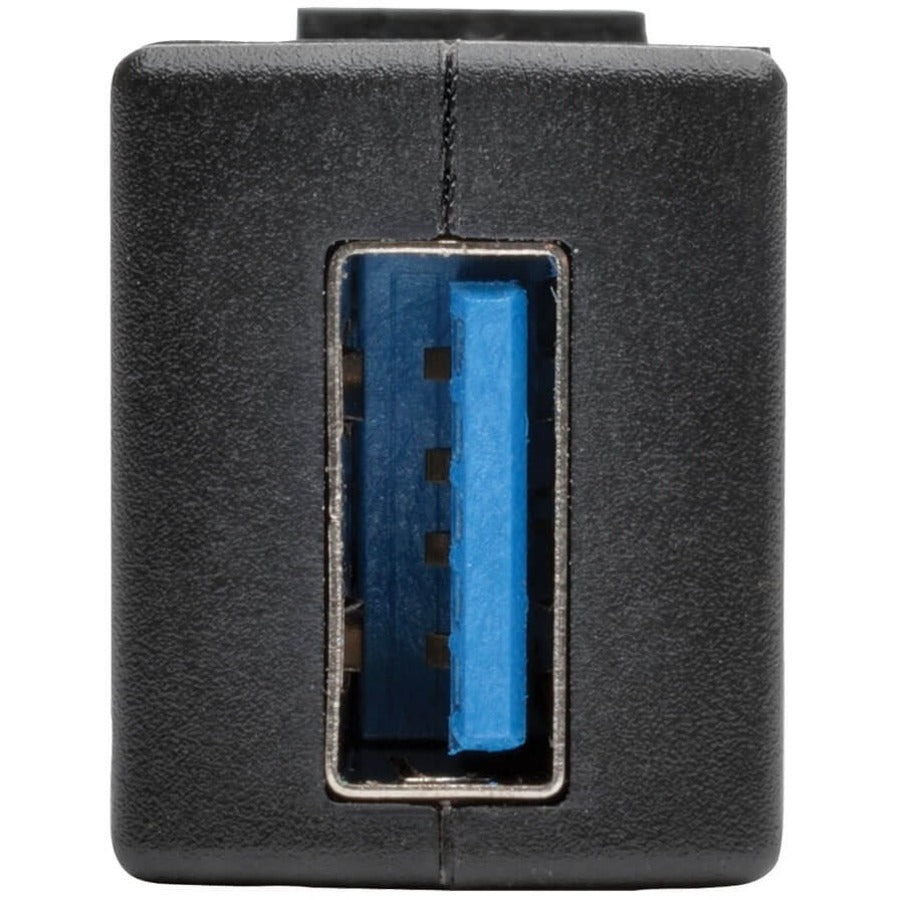 Coupleur de montage sur panneau/Keystone tout-en-un USB 3.0 Tripp Lite (F/F), noir U325-000-KP-BK