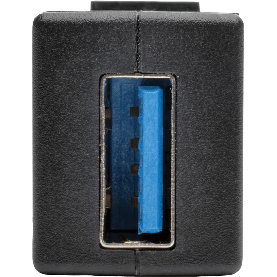 Coupleur de montage sur panneau/Keystone tout-en-un USB 3.0 Tripp Lite (F/F), noir U325-000-KP-BK