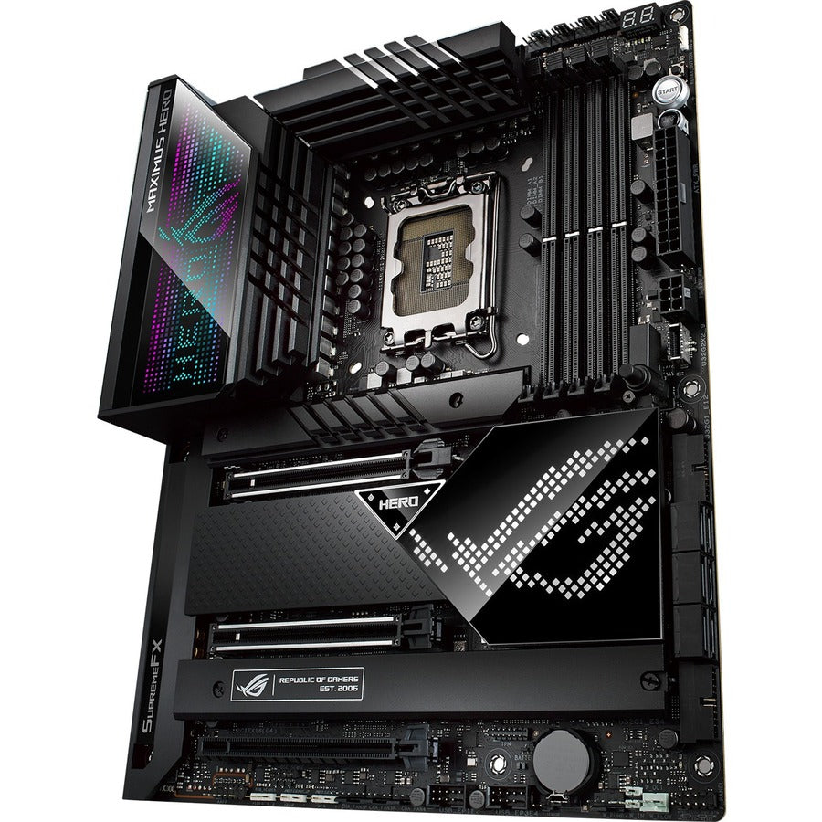 Carte mère de bureau Asus ROG Maximus Z690 Hero - Chipset Intel Z690 - Socket LGA-1700 - Mémoire Intel Optane compatible - ATX ROG MAXIMUS Z690 HERO