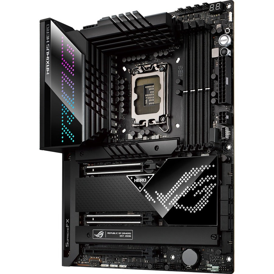 Carte mère de bureau Asus ROG Maximus Z690 Hero - Chipset Intel Z690 - Socket LGA-1700 - Mémoire Intel Optane compatible - ATX ROG MAXIMUS Z690 HERO