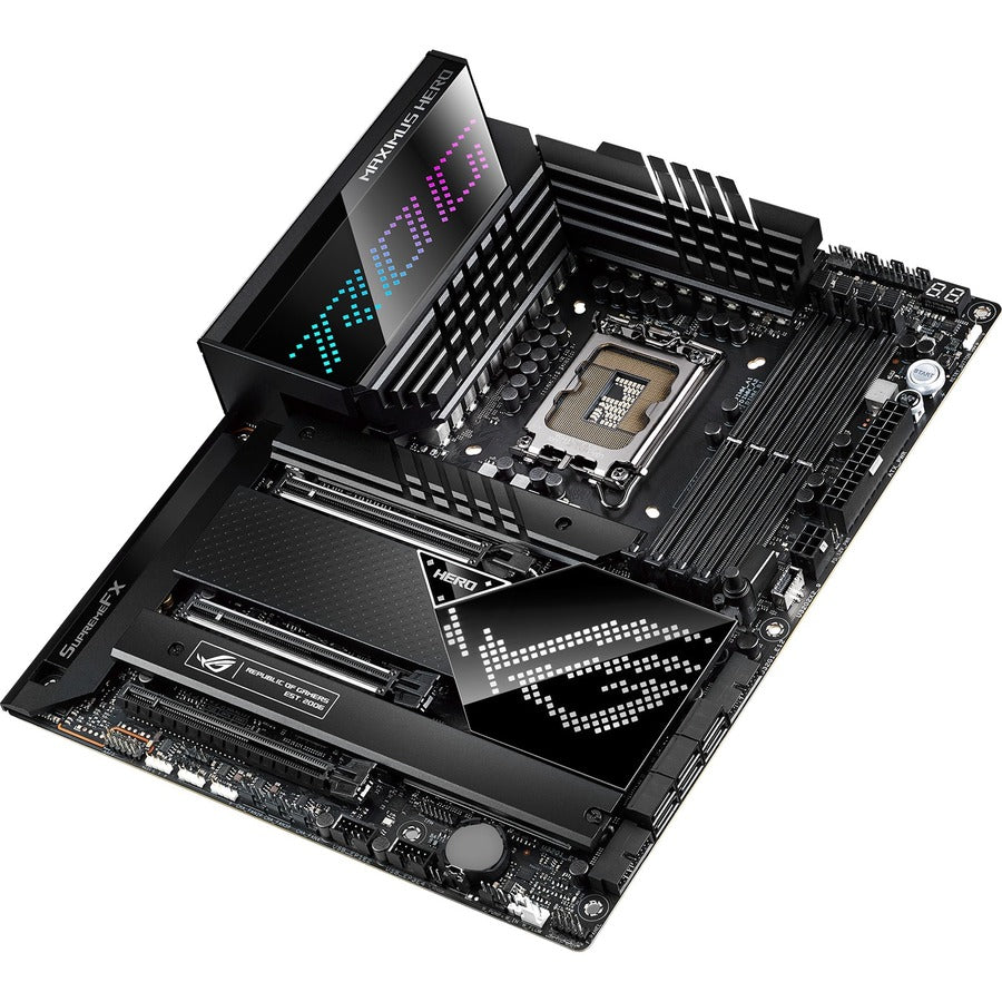 Carte mère de bureau Asus ROG Maximus Z690 Hero - Chipset Intel Z690 - Socket LGA-1700 - Mémoire Intel Optane compatible - ATX ROG MAXIMUS Z690 HERO