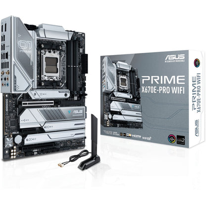 Carte mère de bureau Asus Prime X670E-PRO WIFI - Chipset AMD X670 - Socket AM5 - ATX PRIMEX670E-PROWIFI