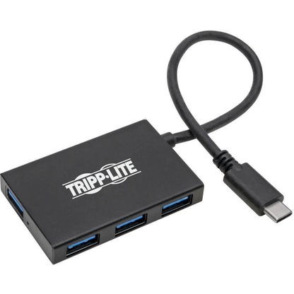 Hub USB 3.1 C Tripp Lite U460-004-4A-AL, 5 Gbit/s, boîtier en aluminium U460-004-4A-AL