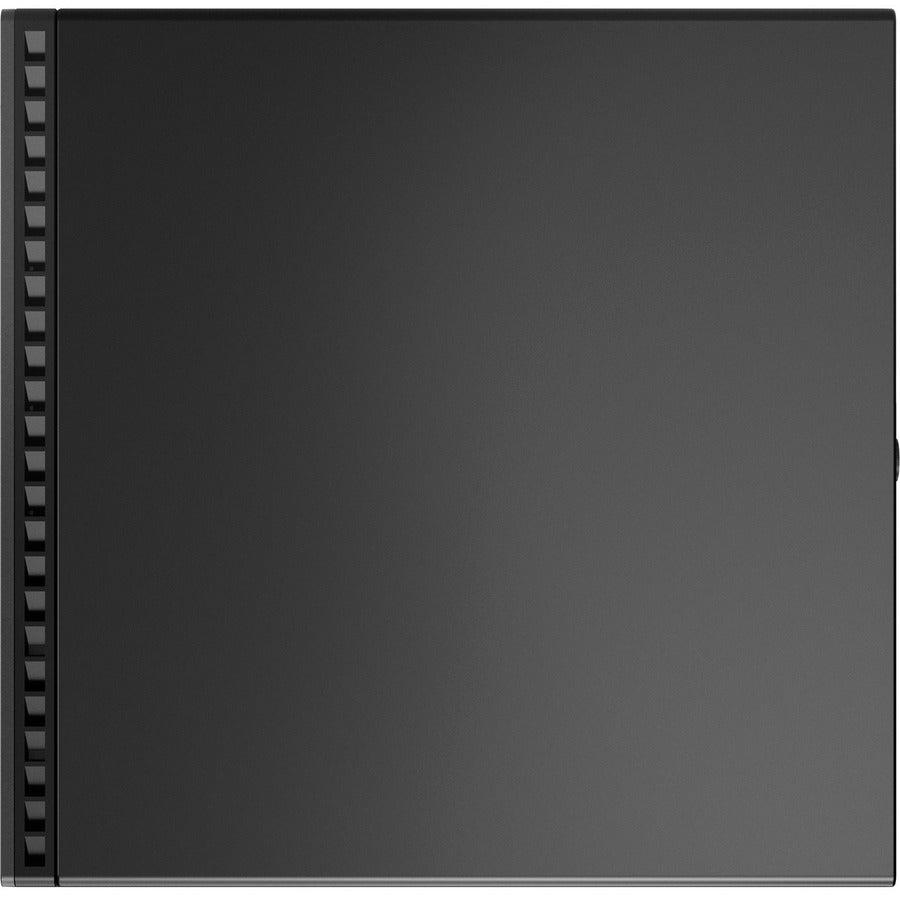 Ordinateur de bureau Lenovo ThinkCentre M80q Gen 3 11U1000KCA - Intel Core i5 12e génération i5-12500T Hexa-core (6 cœurs) 2 GHz - 8 Go de RAM DDR5 SDRAM - 256 Go SSD M.2 PCI Express NVMe 4.0 x4 - Minuscule - Noir 11U1000KCA