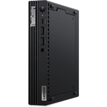 Ordinateur de bureau Lenovo ThinkCentre M70q Gen 3 11T300A4US - Intel Core i5 12e génération i5-12400T Hexa-core (6 cœurs) 1,80 GHz - 16 Go RAM DDR4 SDRAM - 256 Go NVMe M.2 PCI Express PCI Express NVMe 4.0 SSD - Minuscule - Noir 11T300A4US