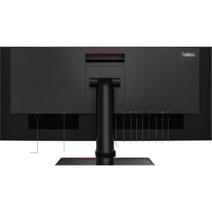 Lenovo ThinkVision P34w-20 34.1" UW-QHD Curved Screen WLED LCD Monitor - 21:9 - Raven Black 62CCRAR3US