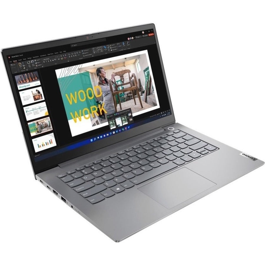 Ordinateur portable Lenovo ThinkBook 14 G4 ABA 21DK004YUS 14" - Full HD - 1920 x 1080 - AMD Ryzen 5 5625U Hexa-core (6 Core) 2.30 GHz - 16 Go de RAM totale - 8 Go de mémoire embarquée - 256 Go de SSD - Gris minéral 21DK004YUS