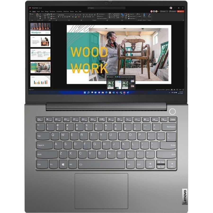 Ordinateur portable Lenovo ThinkBook 14 G4 ABA 21DK004YUS 14" - Full HD - 1920 x 1080 - AMD Ryzen 5 5625U Hexa-core (6 Core) 2.30 GHz - 16 Go de RAM totale - 8 Go de mémoire embarquée - 256 Go de SSD - Gris minéral 21DK004YUS