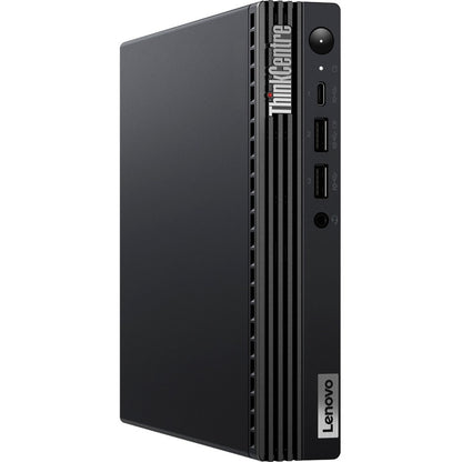 Ordinateur de bureau Lenovo ThinkCentre M80q Gen 3 11U1004XUS - Intel Core i5 12e génération i5-12500T Hexa-core (6 cœurs) 2 GHz - 16 Go RAM DDR5 SDRAM - 256 Go SSD M.2 PCI Express NVMe 4.0 x4 - Minuscule - Noir 11U1004XUS