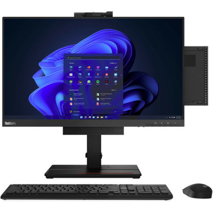 Ordinateur de bureau Lenovo ThinkCentre M80q Gen 3 11U1004XUS - Intel Core i5 12e génération i5-12500T Hexa-core (6 cœurs) 2 GHz - 16 Go RAM DDR5 SDRAM - 256 Go SSD M.2 PCI Express NVMe 4.0 x4 - Minuscule - Noir 11U1004XUS