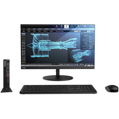 Lenovo ThinkStation P350 30EF003KUS Workstation - 1 x Intel Core i5 Hexa-core (6 Core) i5-11500T 11th Gen 1.50 GHz - 16 GB DDR4 SDRAM RAM - 512 GB SSD - Tiny - Black 30EF003KUS
