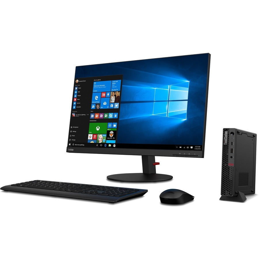Lenovo ThinkStation P350 30EF003KUS Workstation - 1 x Intel Core i5 Hexa-core (6 Core) i5-11500T 11th Gen 1.50 GHz - 16 GB DDR4 SDRAM RAM - 512 GB SSD - Tiny - Black 30EF003KUS