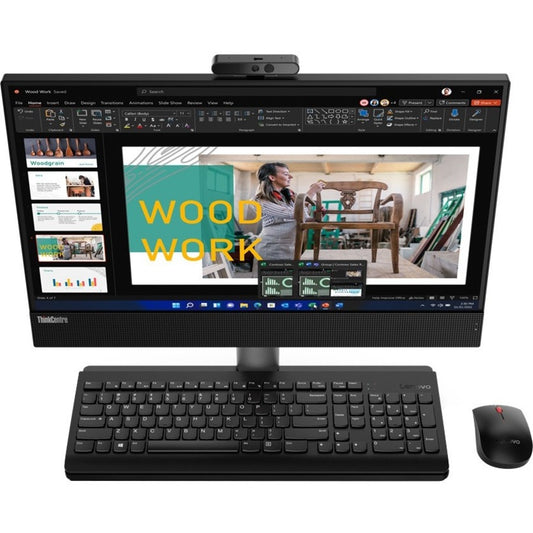 Ordinateur de bureau Lenovo ThinkCentre M70a Gen 3 11VL0040US - Intel Core i5 12e génération i5-12400 Hexa-core (6 cœurs) 2,50 GHz - 8 Go de RAM DDR4 SDRAM - 256 Go de SSD M.2 PCI Express NVMe 4.0 x4 - Ordinateur de bureau - Noir 11VL0040US