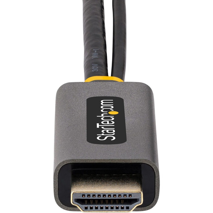 Adaptateur HDMI vers DisplayPort StarTech.com de 30 cm, source HDMI 4K 60 Hz HDR vers moniteur DP, alimentation par bus USB, HDMI 2.0 vers DisplayPort 1.2 128-HDMI-DISPLAYPORT