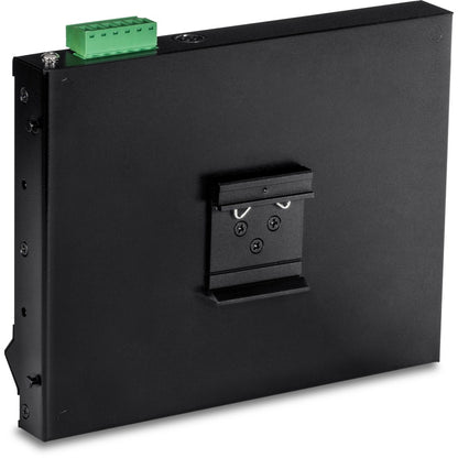 Commutateur d'accès frontal mural industriel Gigabit Poe+ à 8 ports TRENDnet ; 8 ports Gigabit Poe+ ; montage sur rail DIN ; entrée d'alimentation CC 48 ?57 V ; IP30 ; budget Poe 200 W ; protection à vie ; TI-PG80F TI-PG80F