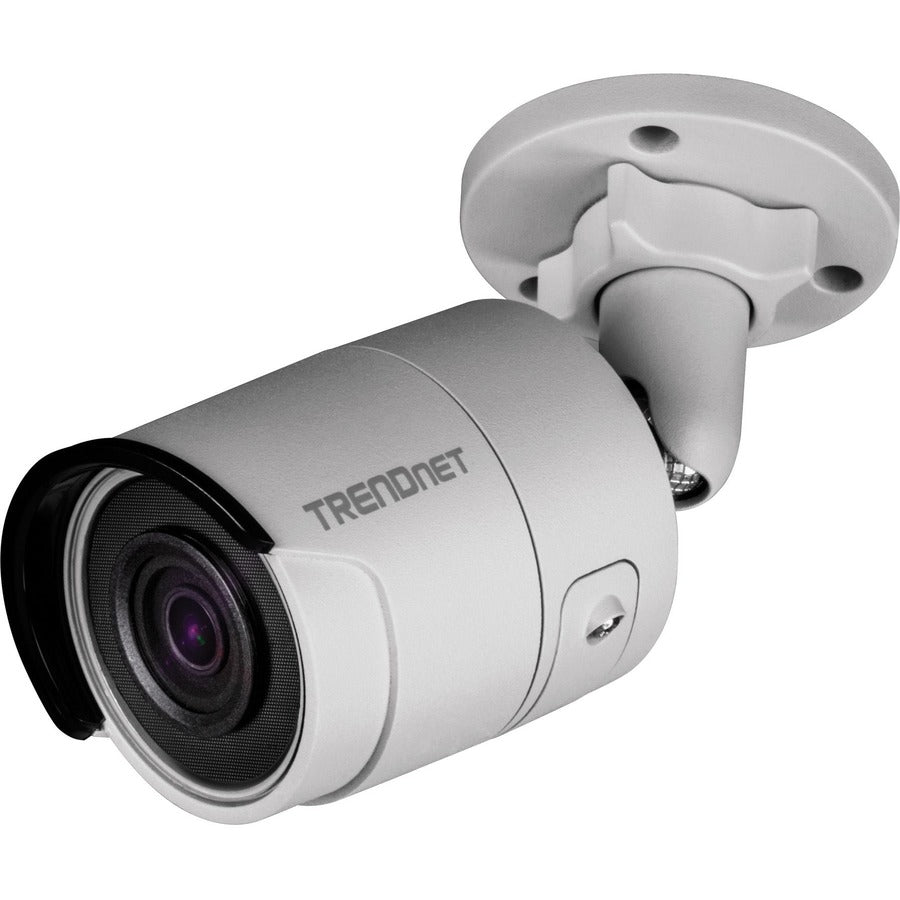 Caméra réseau Bullet PoE 8MP 4K H.265 120 dB WDR TRENDnet pour intérieur/extérieur, TV-IP1318PI, boîtier IP67 résistant aux intempéries, vision nocturne infrarouge SmartCovert jusqu'à 30 m (98 pi), emplacement pour carte microSD TV-IP1318PI