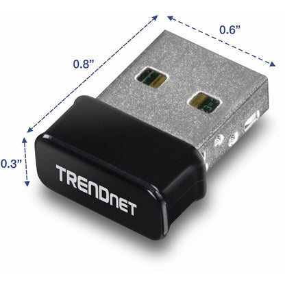 Adaptateur USB sans fil et Bluetooth 4.0 TRENDnet Micro N150, classe 1, N150, jusqu'à 150 Mbps WiFi N, TBW-108UB TBW-108UB