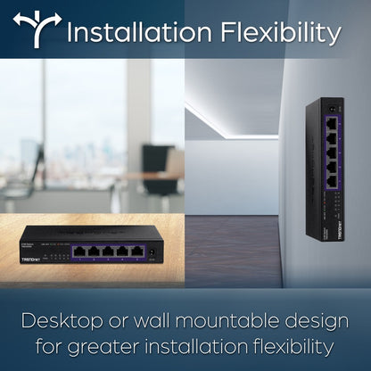 TRENDnet 5-Port Unmanaged 2.5G Switch TEG-S350