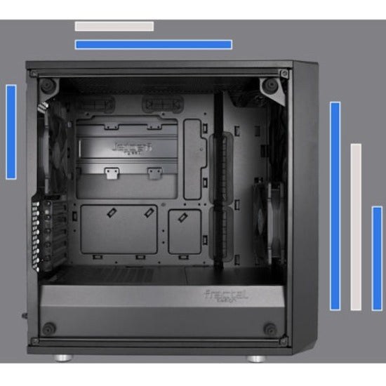 Boîtier d'ordinateur Fractal Design Meshify C Mini - Dark TG FD-CA-MESH-C-MINI-BKO-TGD