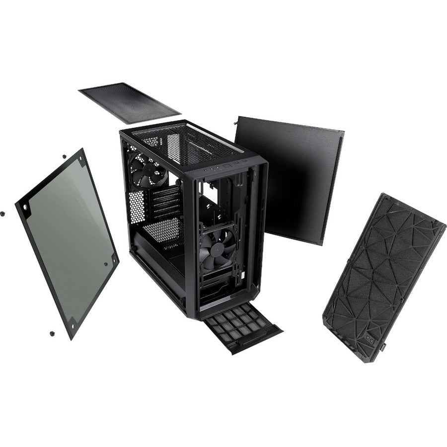 Boîtier d'ordinateur Fractal Design Meshify C Mini - Dark TG FD-CA-MESH-C-MINI-BKO-TGD