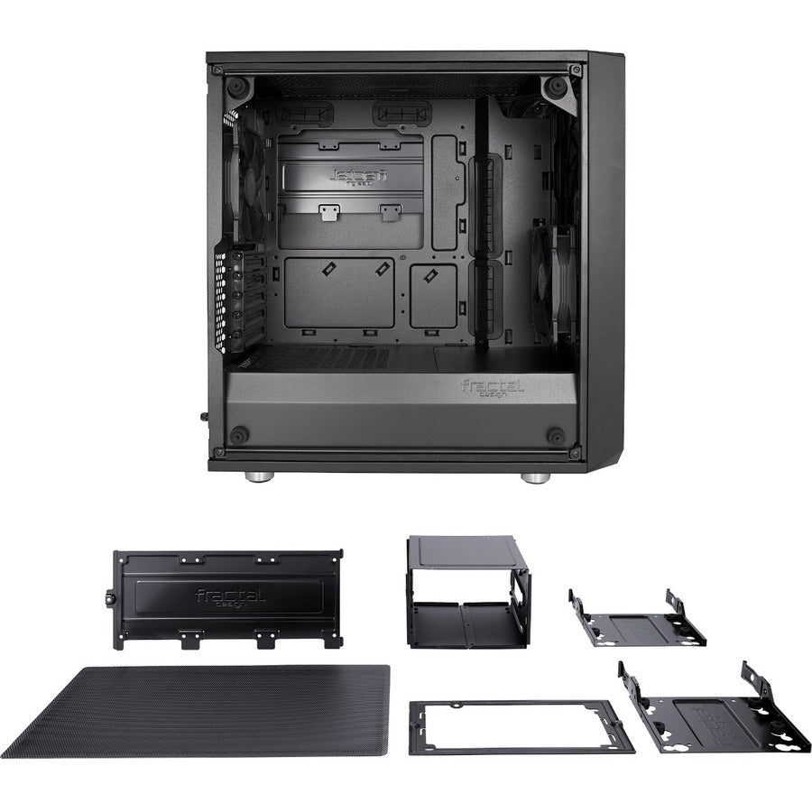 Boîtier d'ordinateur Fractal Design Meshify C Mini - Dark TG FD-CA-MESH-C-MINI-BKO-TGD