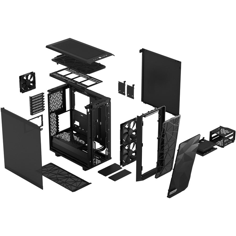 Fractal Design Meshify 2 Compact Black Solid FD-C-MES2C-01