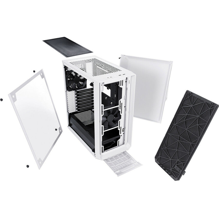 Boîtier d'ordinateur Fractal Design Meshify C Blanc - TG FD-CA-MESH-C-WT-TGC