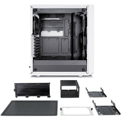 Boîtier d'ordinateur Fractal Design Meshify C Blanc - TG FD-CA-MESH-C-WT-TGC
